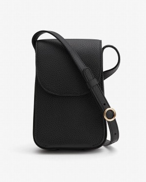 Bolsa Para Movil Cuyana Concertina Mujer Negras | GEH154ZR