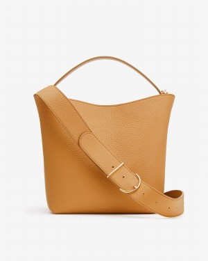 Bolso Saco Cuyana Linea Mujer Amarillo | OXE7680NK