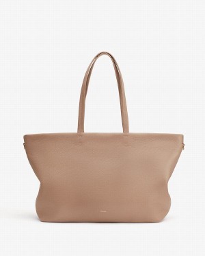 Bolso Tote Cuyana Classic Easy Zipper Mujer Kaki | VVK2425LQ