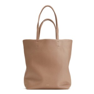 Bolso Tote Cuyana Tall Easy Mujer Kaki | PQN2446UW