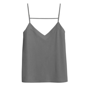 Camiseta Tirantes Cuyana Organic Pima Cami Mujer Gris | ROQ6425HM