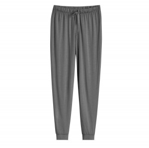 Pantalon Cuyana Organic Pima Tapered Mujer Gris | CBG2954UB