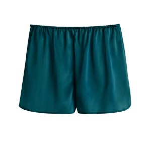 Short Cuyana Washable Charmeuse Mujer Azules | VTA8899AN