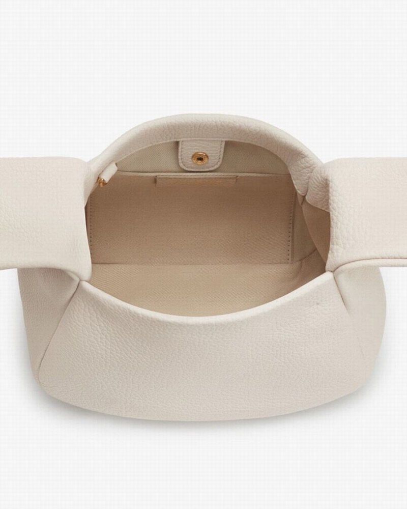 Bolsa De Hombro Cuyana Mini Bow Mujer Blancas | QIO2693GN