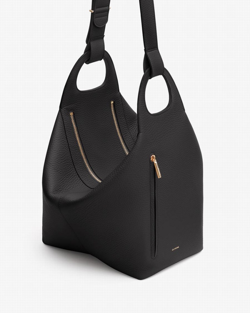 Bolsa De Hombro Cuyana Paloma Mujer Negras | AZK971OA