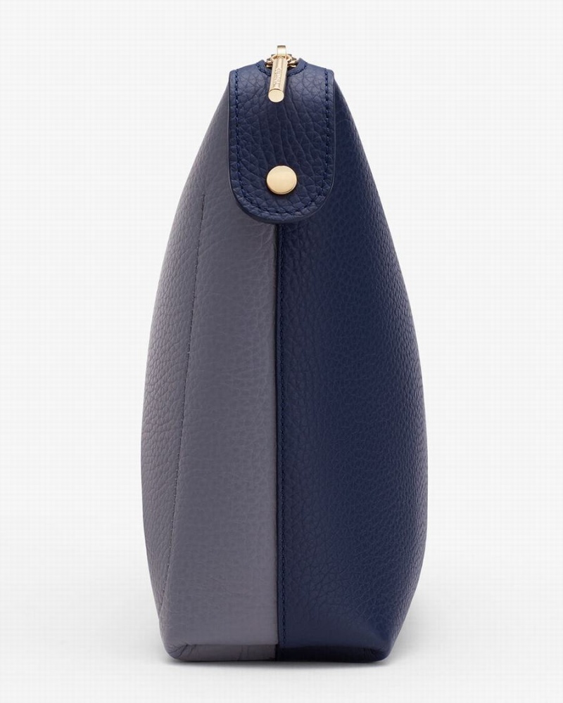 Bolso Pequeño Cuyana System Insert Mujer Azul Marino | OGF3540QG