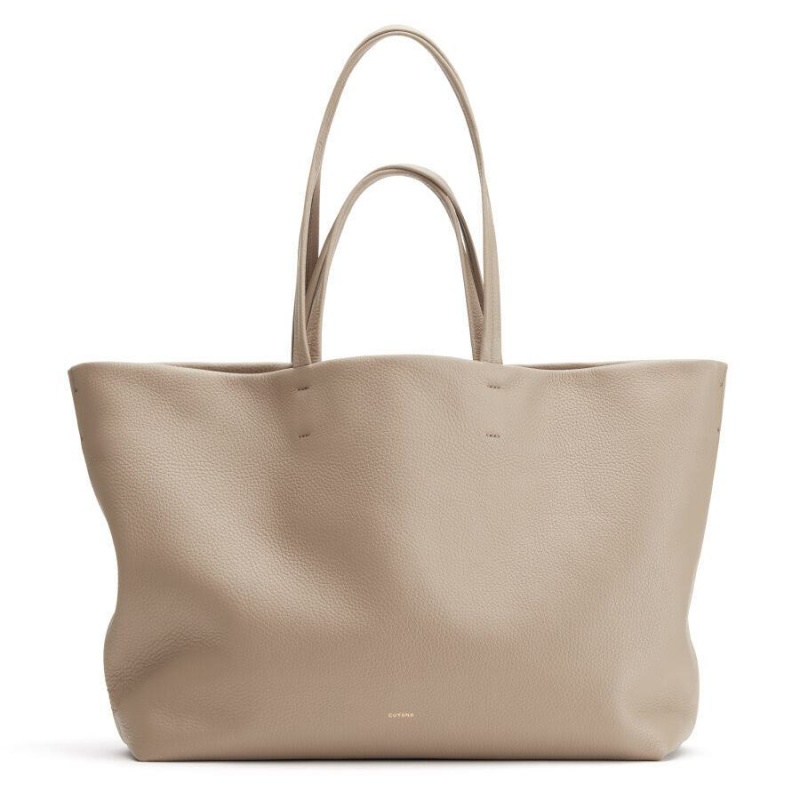 Bolso Tote Cuyana Classic Easy Mujer Gris | BFU7072HB