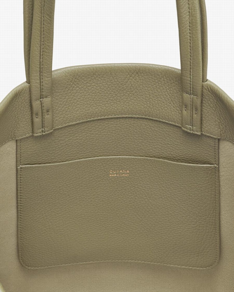 Bolso Tote Cuyana Classic Easy Mujer Verde | MSS8347VA