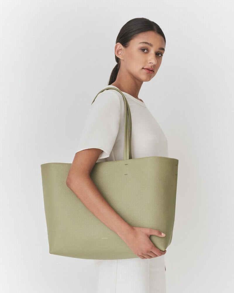 Bolso Tote Cuyana Classic Easy Mujer Verde | MSS8347VA