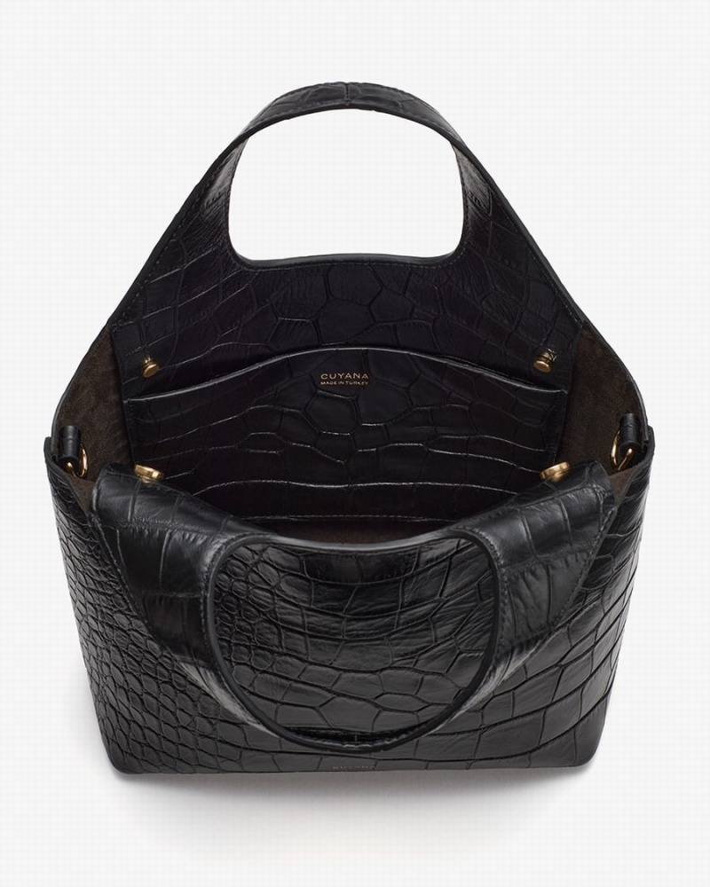 Bolso Tote Cuyana Mini System Mujer Negras | ARD4780SA