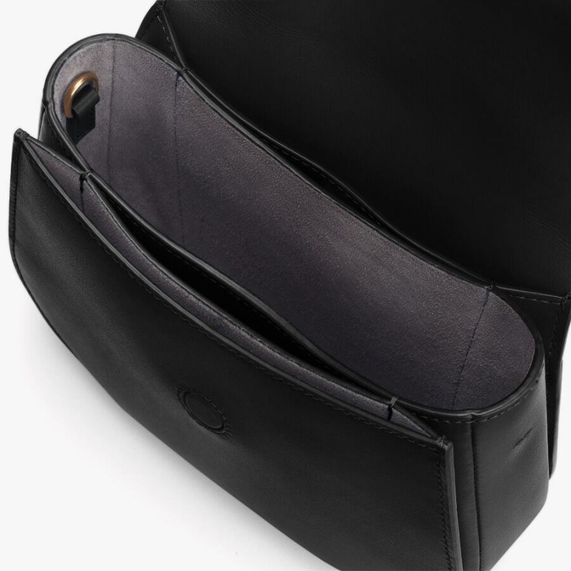 Bolso Tote Cuyana Sculpted Handle Mujer Negras | CLI1494CK