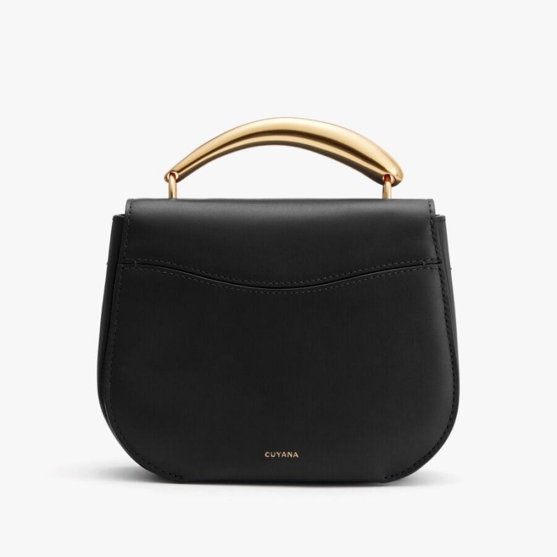 Bolso Tote Cuyana Sculpted Handle Mujer Negras | CLI1494CK