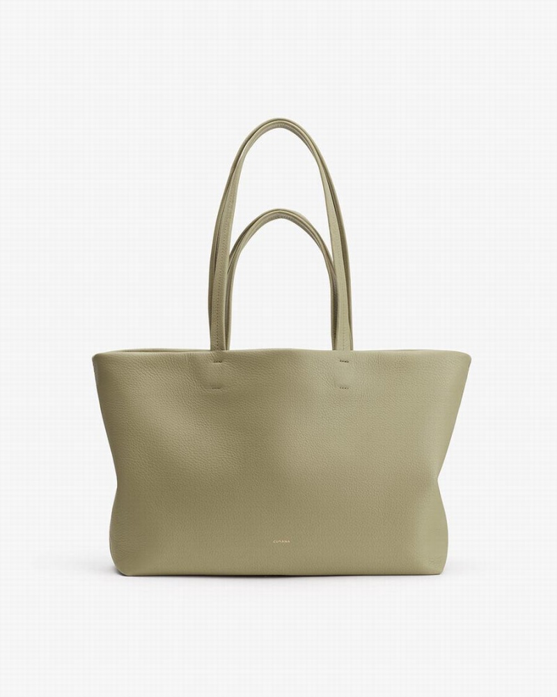 Bolso Tote Cuyana Small Easy Mujer Verde | PCD86RE