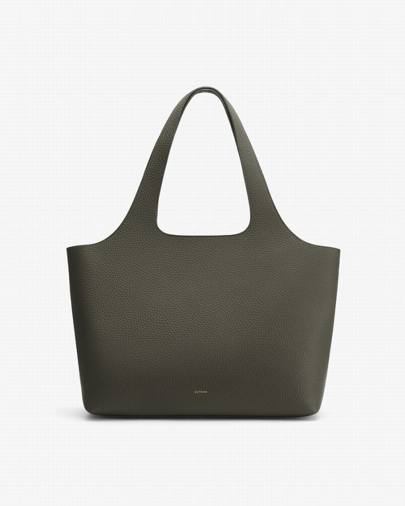 Bolso Tote Cuyana System Mujer Verde Oscuro | UYK971CQ