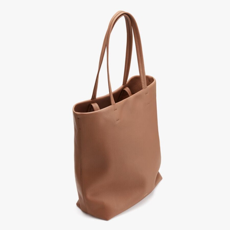 Bolso Tote Cuyana Tall Easy Mujer Marrones | AST6328AF