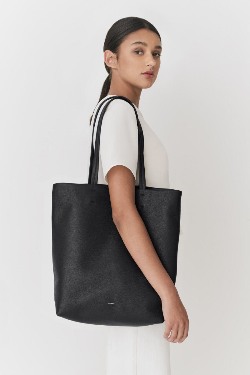 Bolso Tote Cuyana Tall Easy Mujer Negras | GIB2359DV