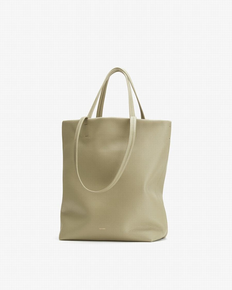 Bolso Tote Cuyana Tall Easy Mujer Verde | RGX9631GV