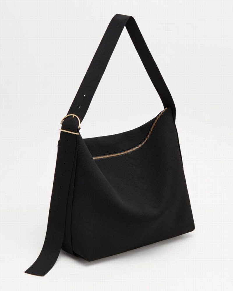 Bolsos Cruzados Cuyana Oversized Sling Mujer Negras | DMP5445XN