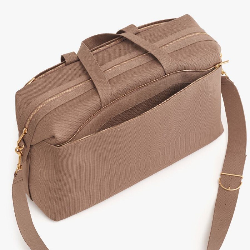 Bolsos De Viaje Cuyana Large Mujer Kaki | WXW9532ZS