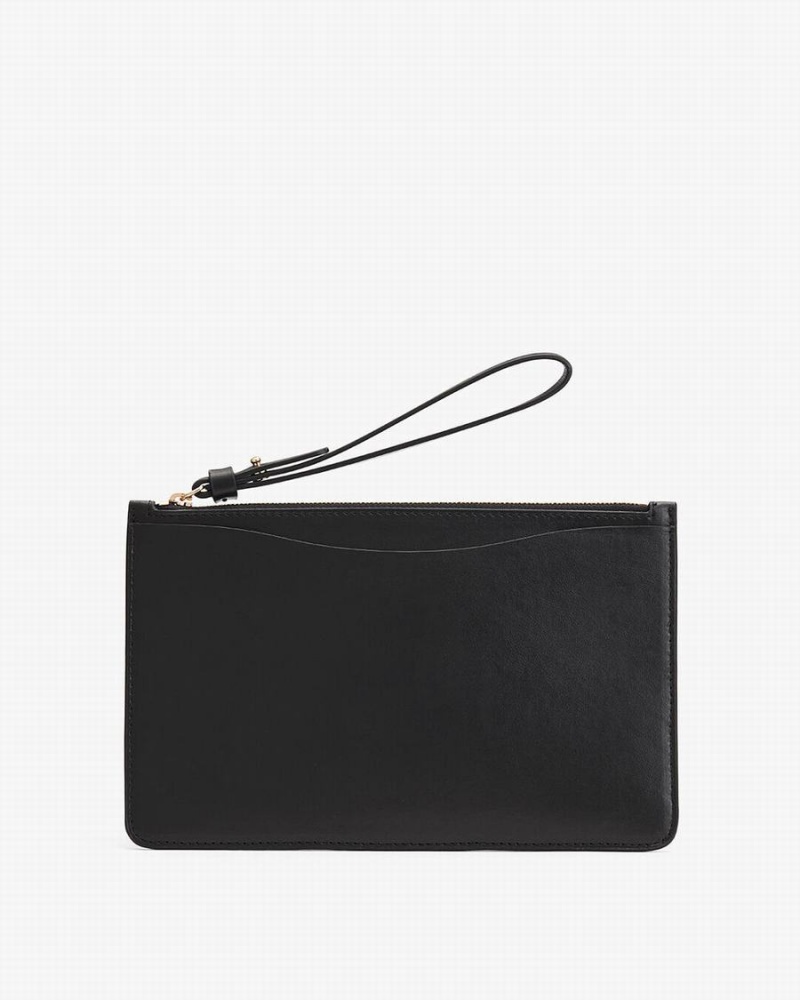 Carteras Cuyana Slim Wristlet Mujer Negras | TPQ212WY