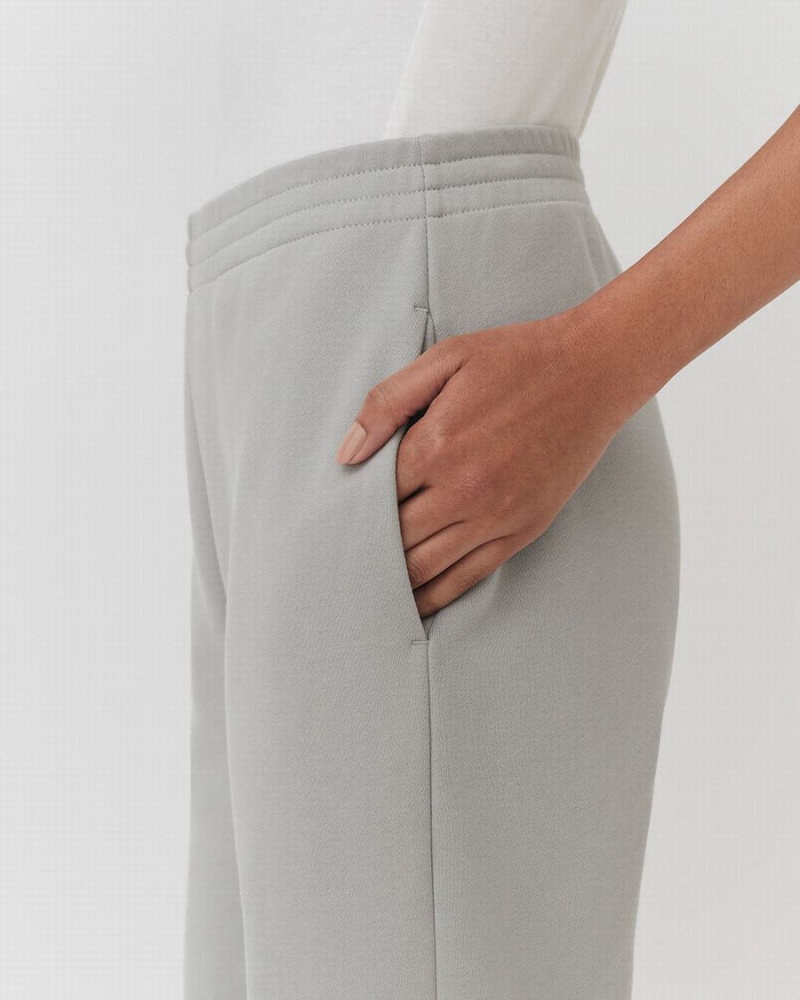 Pantalones Jogger Cuyana Terry Sculpted Mujer Gris | FYB4367YJ