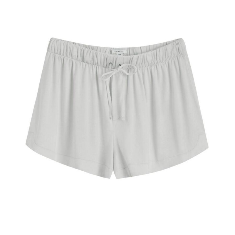 Short Cuyana Organic Pima Sleep Mujer Gris | RCX5914AS