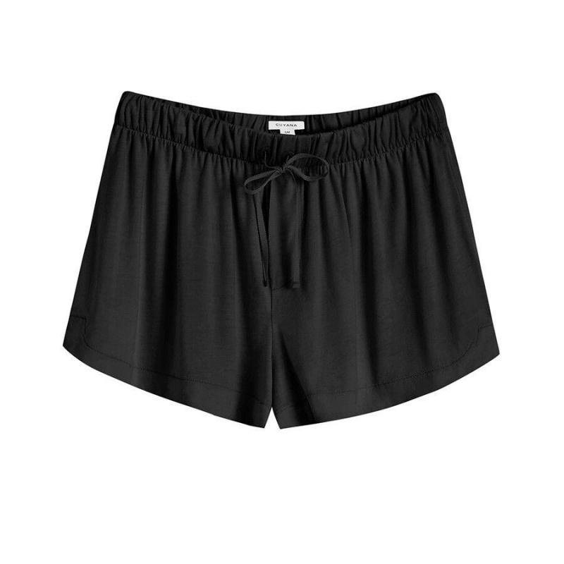 Short Cuyana Organic Pima Sleep Mujer Negras | KIX883WE