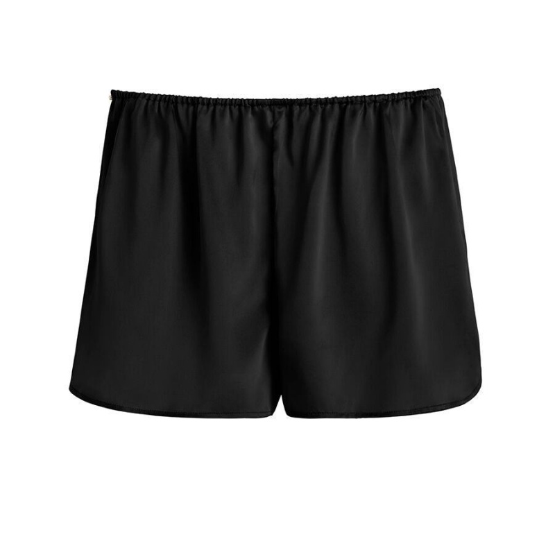 Short Cuyana Washable Charmeuse Mujer Negras | OJH9395BR